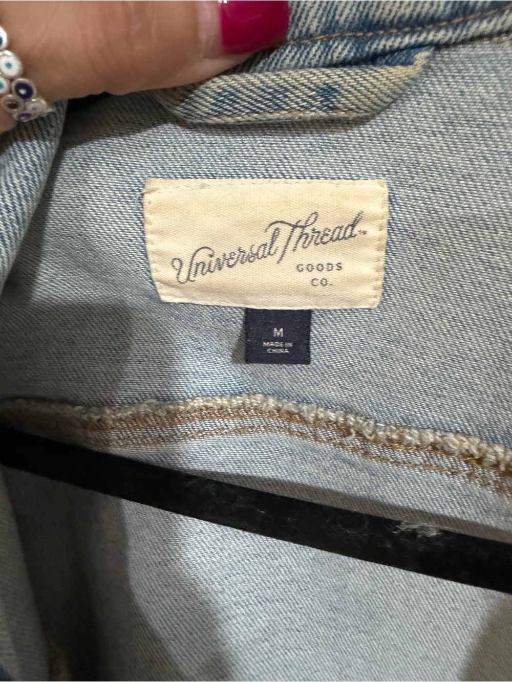 Universal Thread Light Blue Denim Jacket - Medium Wash
